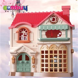 CB985891 CB985892 - Model mini preschool DIY house villa toy with light sounds